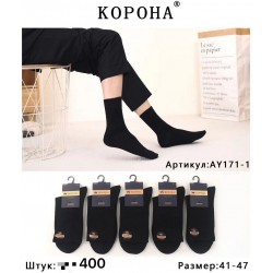 Шкарпетки чоловічі, коттон 10 шт (41-47 р) KiE_AY171-1