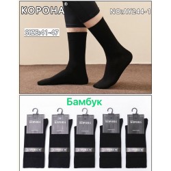 Шкарпетки чоловічі, бамбук 10 шт (41-47 р) KiE_AY244-1