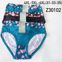 Труси жіночі 12 шт (4-6XL) бамбук KiE_Z30102a