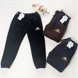 Спорт штаны детские 12 шт (70-80 см) мех KiE_J86