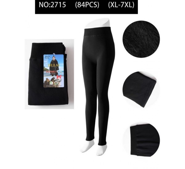 Лосини жіночі 6 шт (1-7XL) хутро KiE_2715