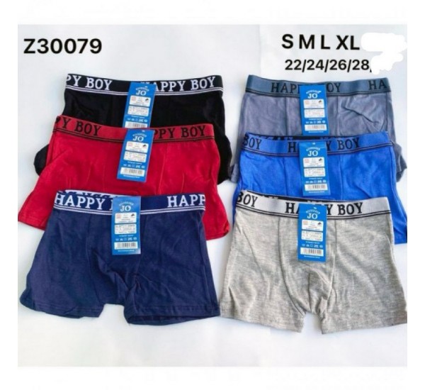 Трусы детские 24 шт (S-XL) коттон KiE_Z30079