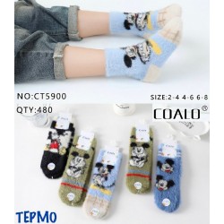 Шкарпетки дитячі 10 шт (2-8 років) велсофт KiE_CT5900
