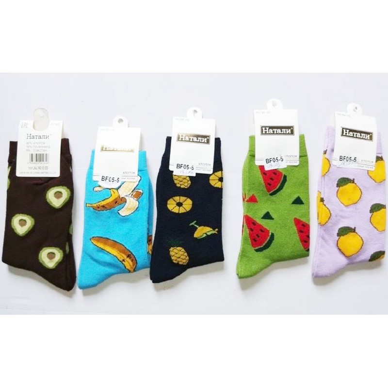 Шкарпетки жіночі 10 шт (36-41 р) коттон KiE_BF05-5