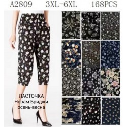 Бриджи женские, холодок 12 шт (3-6XL) KiE_A2809