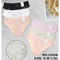 Трусы женские 24 шт (S-XL) полиэстер KiE_32038