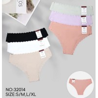Трусы женские 24 шт (S-XL) полиэстер KiE_32014