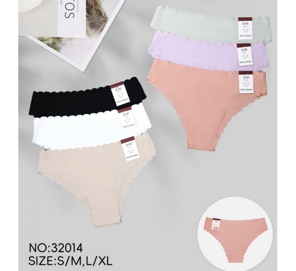 Трусы женские 24 шт (S-XL) полиэстер KiE_32014
