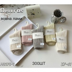 Шкарпетки жіночі 10 шт (37-41 р) вовна KiE_H8175-1