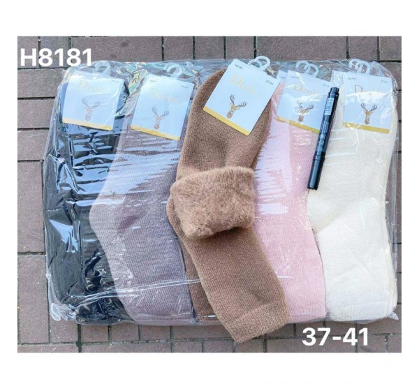 Шкарпетки жіночі 10 шт (37-41 р) хутро KiE_H8181