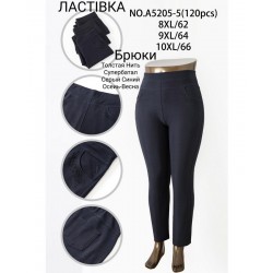 Брюки женские 6 шт (8-10XL) стрейч KiE_A5205-5