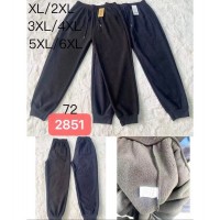 Спорт штани чоловічі 6 шт (1-6XL) фліс KiE_2851