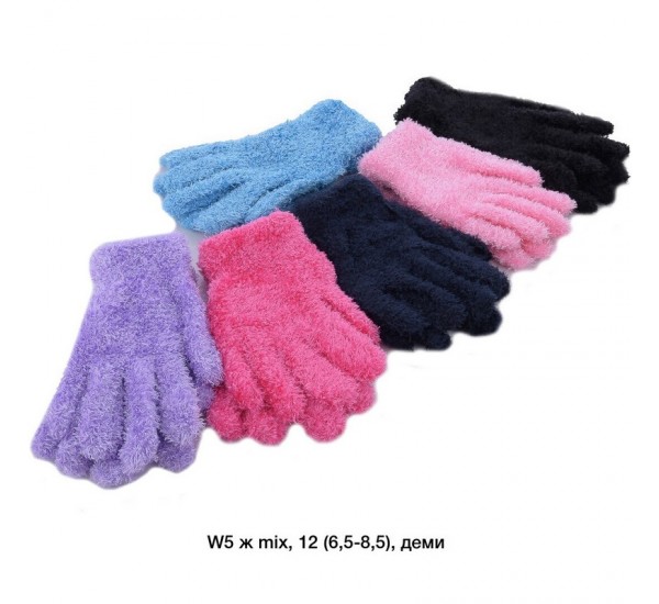 Рукавички дитячі 12 шт (7-9 років) акріл LeR_W5