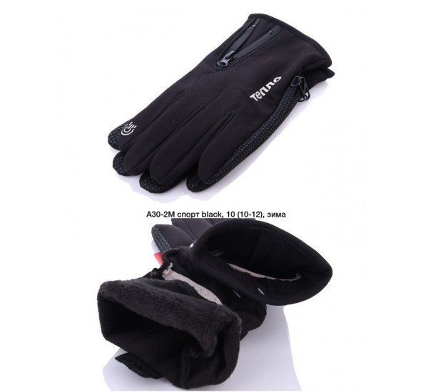 Рукавички чоловічі, сенсор 10 шт (11-13 р) неопрен/фліс LeR_A30-2M