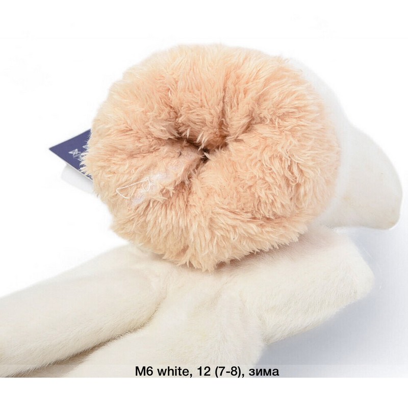 Варежки детские 12 шт (8-12 лет) норка/мех LeR_M6