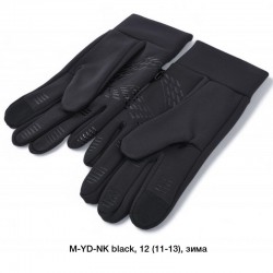 Рукавички чоловічі, сенсор 12 шт (L-2XL) неопрен/плюш LeR_YD-ADMc