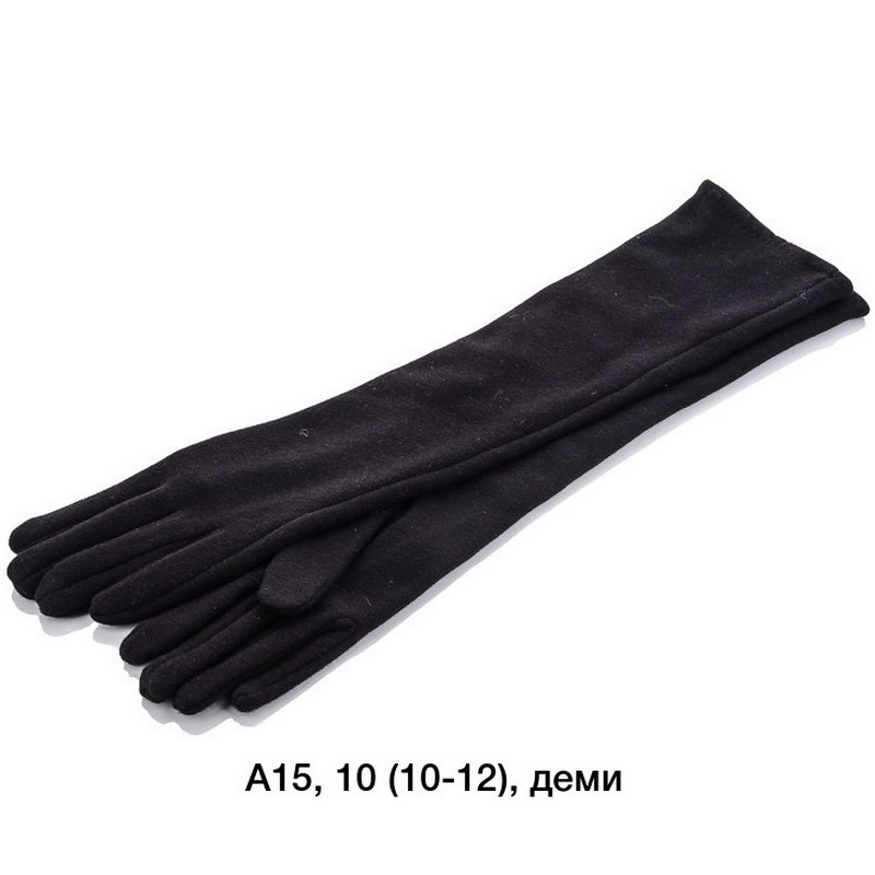 Перчатки женские 10 шт (6,5-8,5 р) трикот/начёс LeR_A15