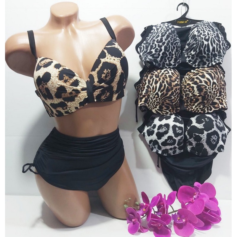 Купальник жіночий, еластан 5 шт (48-56 р) Linn_25010