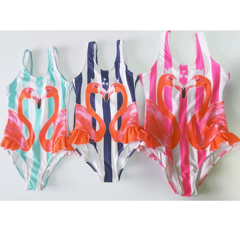 Купальник детский, еластан 5 шт (28-36 р) Linn_H402