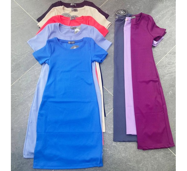 Сукня жіноча 5 шт (S-2XL) рубчик LoS_250741