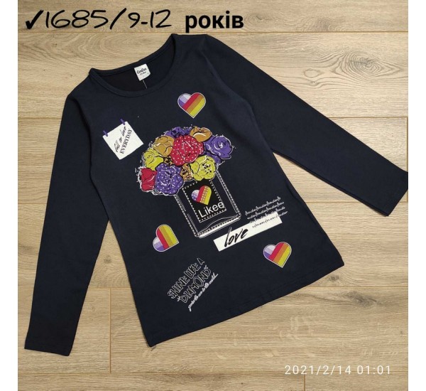 Батник для девочек 4 шт кулир (9-12 лет) MiLi_1685b