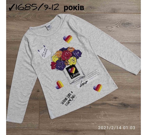 Батник для девочек 4 шт кулир (9-12 лет) MiLi_1685c