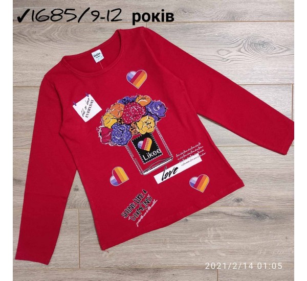 Батник для девочек 4 шт кулир (9-12 лет) MiLi_1685e