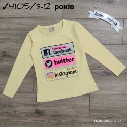 Батник для девочек 4 шт кулир (9-12 лет) MiLi_4105b