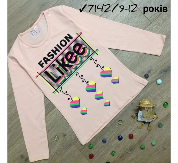 Батник для девочек 4 шт коттон (9-12 лет) MiLi_7142b