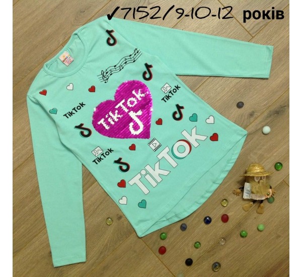 Батник для девочек 4 шт коттон (9-12 лет) MiLi_7152a