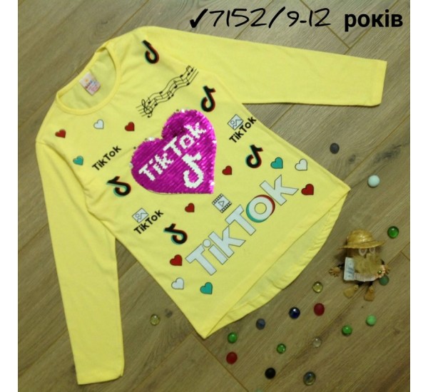 Батник для девочек 4 шт коттон (9-12 лет) MiLi_7152d