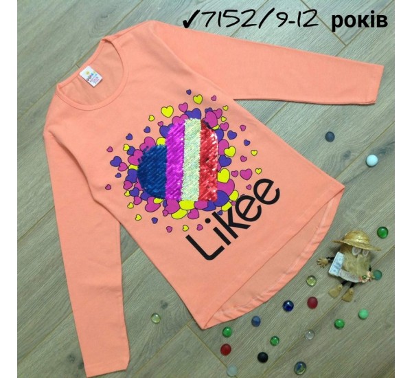 Батник для девочек 4 шт коттон (9-12 лет) MiLi_7152u