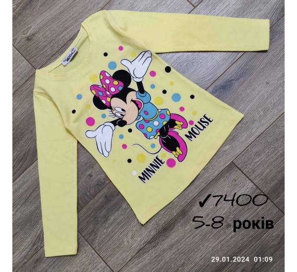 Батник для девочек 4 шт коттон (5-8 лет) MiLi_7400u