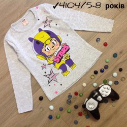 Батник для девочек 4 шт коттон (5-8 лет) MiLi_4104e