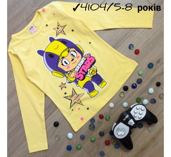 Батник для девочек 4 шт коттон (5-8 лет) MiLi_4104f