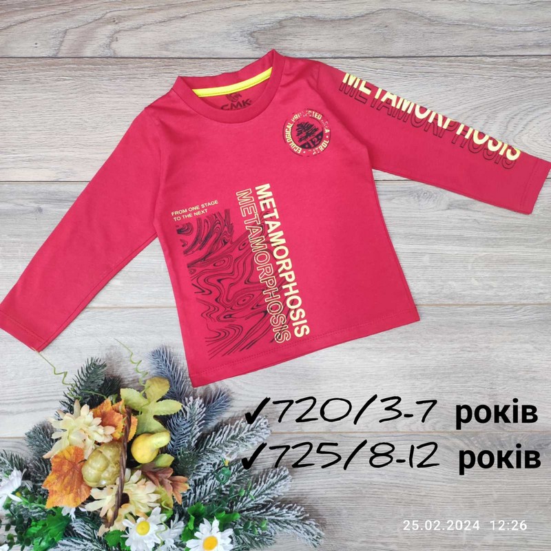 Батник для дівчаток 5 шт бавовна (8-12 років) MiLi_725e