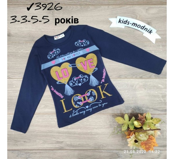 Батник для девочек 4 шт кулир (3-5 лет) MiLi_3926b