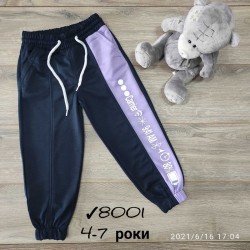 Спорт штаны для мальчиков 4 шт двунить (4-7 лет) MiLi_8001a