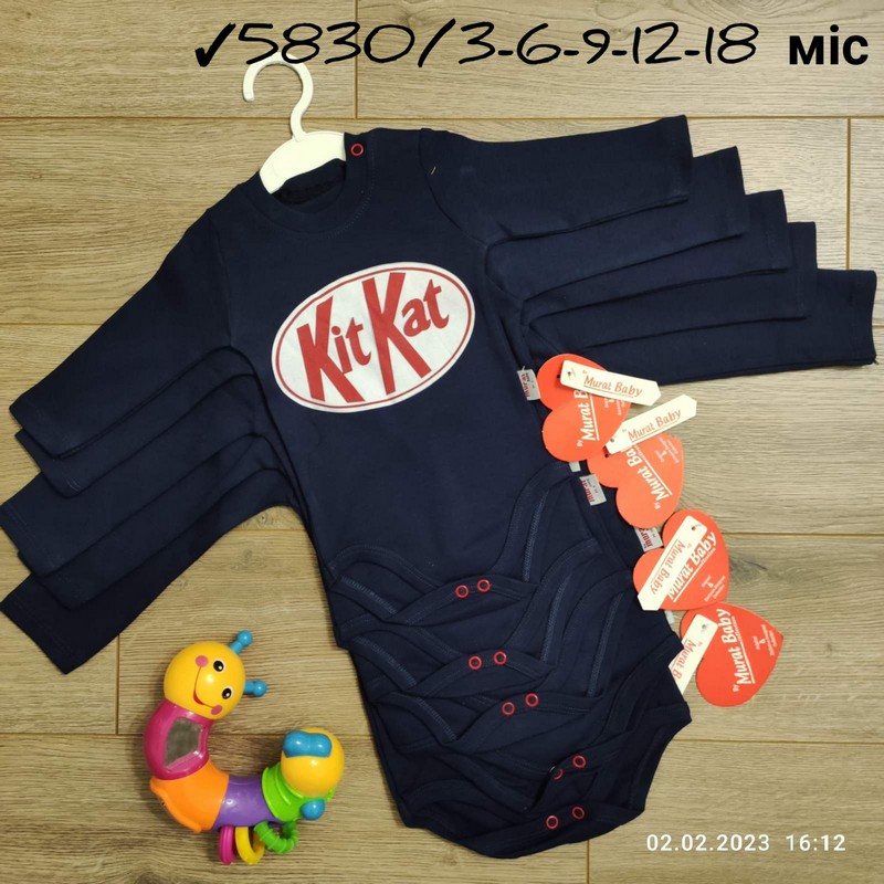 Боді для немовлят 5 шт інтерлок (3-18 міс) MiLi_5830a