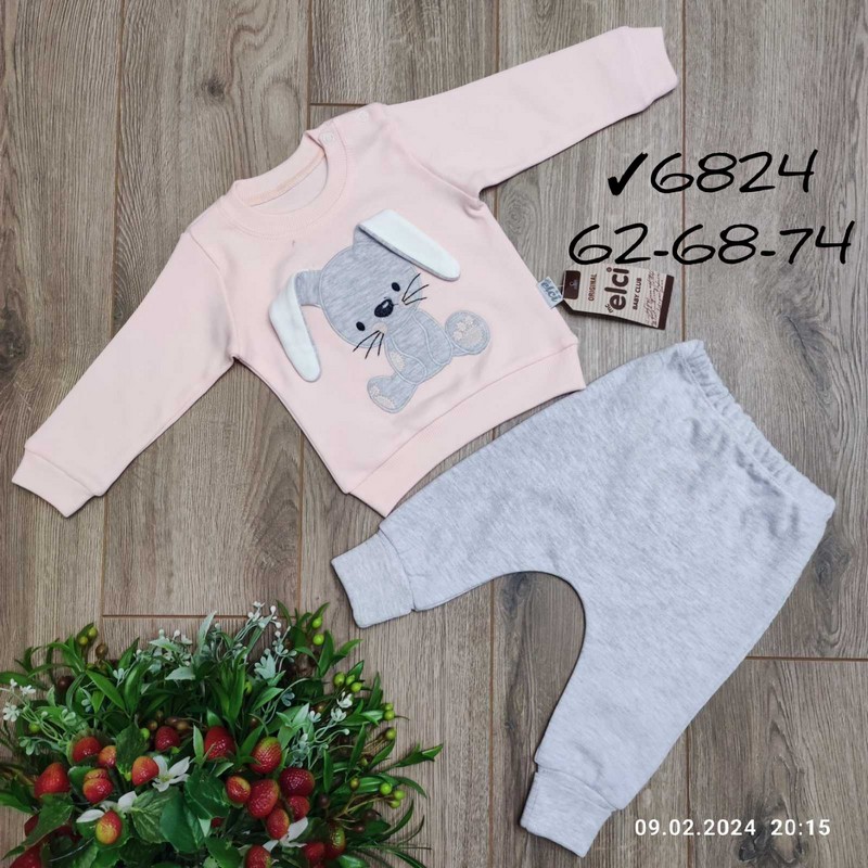 Костюм для младенцев 3 шт интерлок (3-9 мес) MiLi_6824a