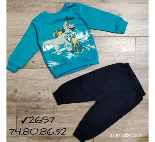 Костюм для младенцев 4 шт двунить (9-24 мес) MiLi_2657a