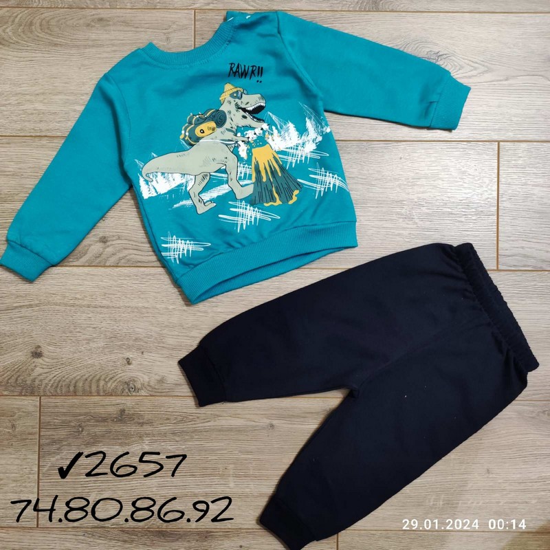 Костюм для младенцев 4 шт двунить (9-24 мес) MiLi_2657a