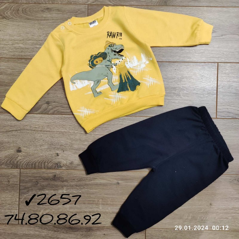 Костюм для младенцев 4 шт двунить (9-24 мес) MiLi_2657c