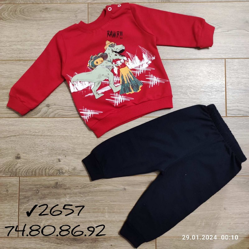 Костюм для младенцев 4 шт двунить (9-24 мес) MiLi_2657e