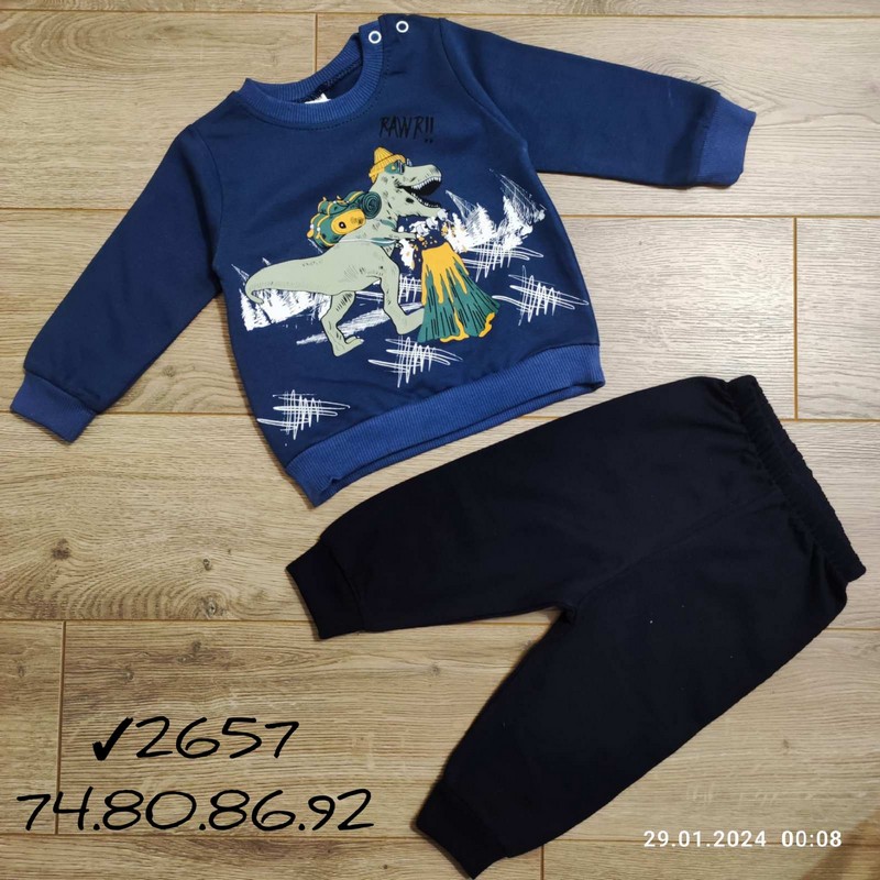 Костюм для младенцев 4 шт двунить (9-24 мес) MiLi_2657f