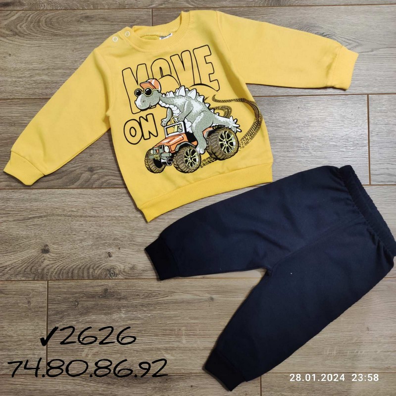 Костюм для младенцев 4 шт двунить (9-24 мес) MiLi_2626