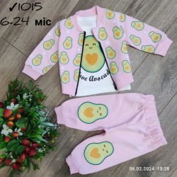 Костюм 3-ка для младенцев 4 шт коттон (6-24 мес) MiLi_1015d