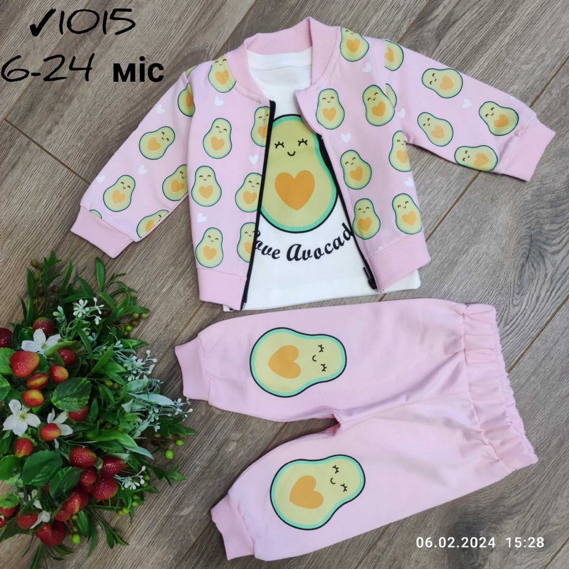 Костюм 3-ка для младенцев 4 шт коттон (6-24 мес) MiLi_1015d