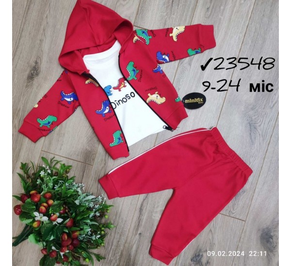 Костюм 3-ка для младенцев 4 шт коттон (9-24 мес) MiLi_23548