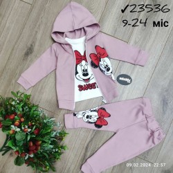 Костюм 3-ка для младенцев 4 шт интерлок (9-24 мес) MiLi_23536b